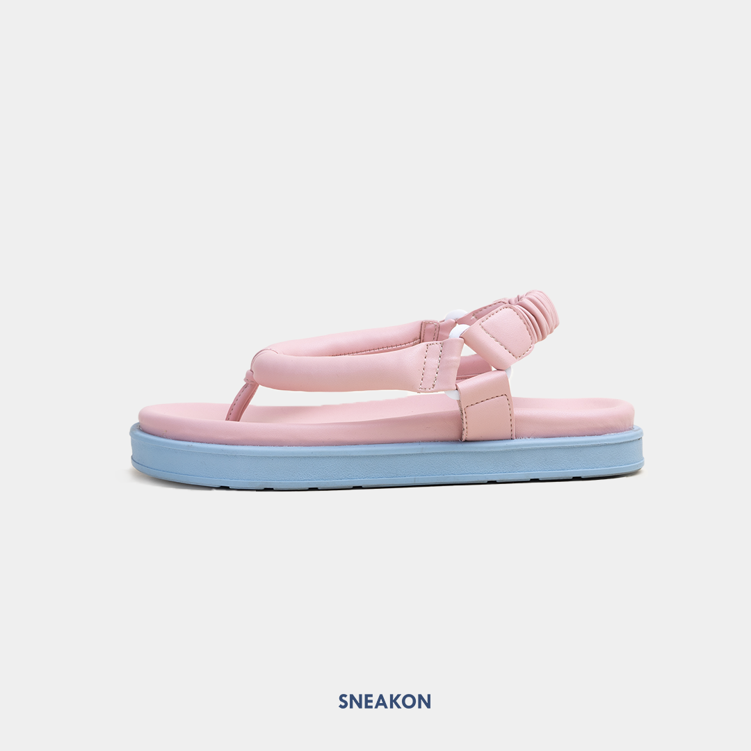 [Minor Defect] Sneakon Marshmallow Sandal Pink Blue - Women