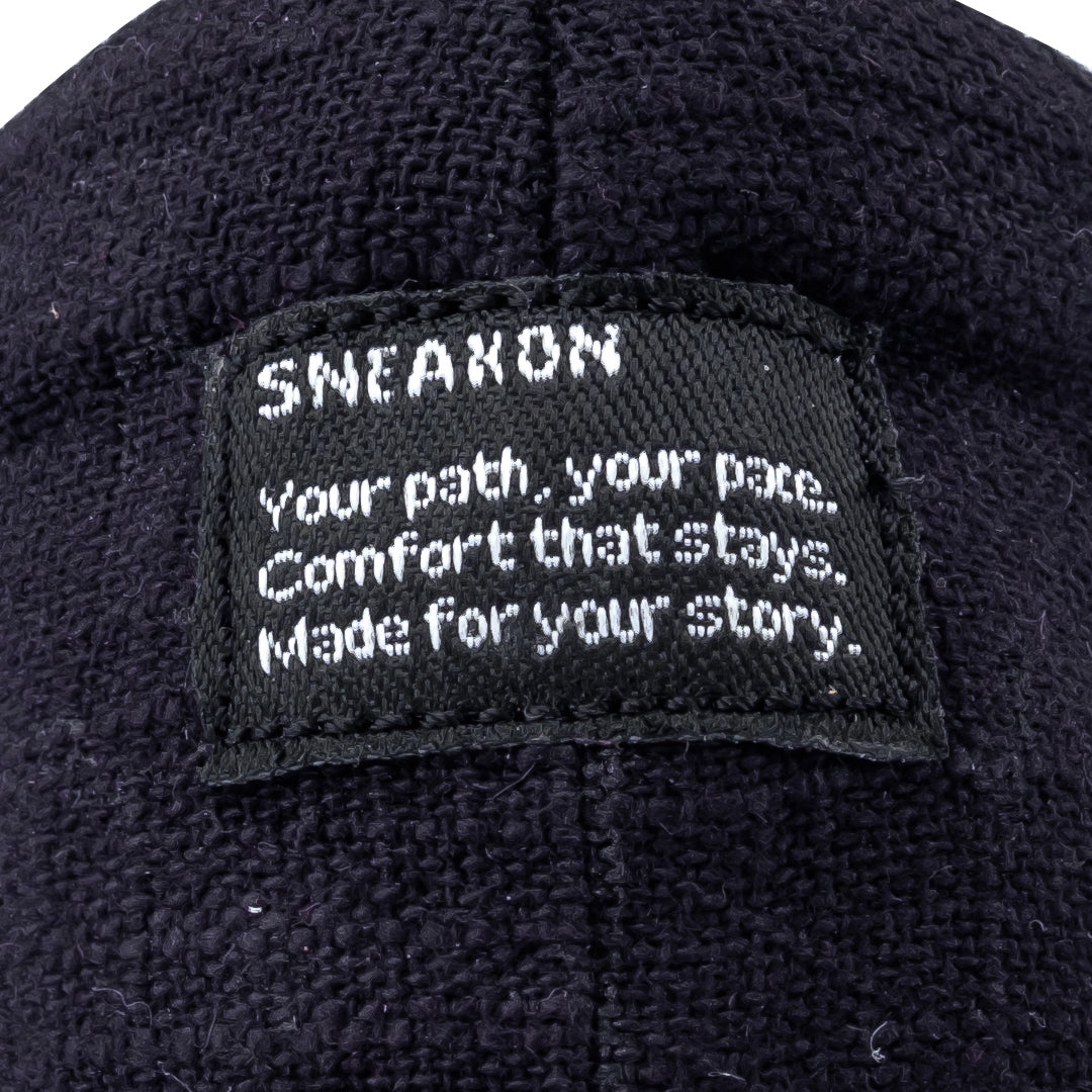 Sneakon Cotton Series - Stone Black