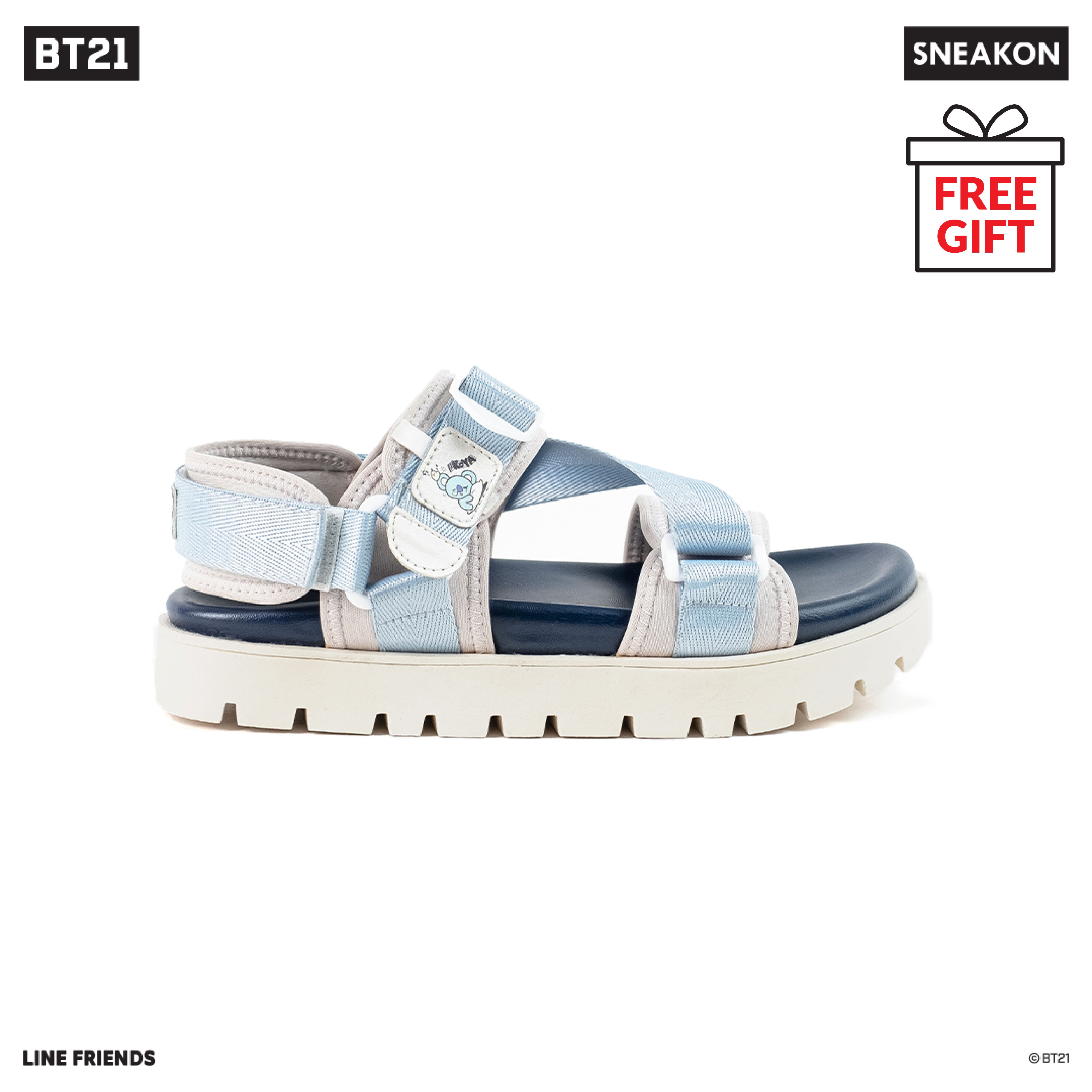 Sneakon BT21 Doodle Sandals - KOYA