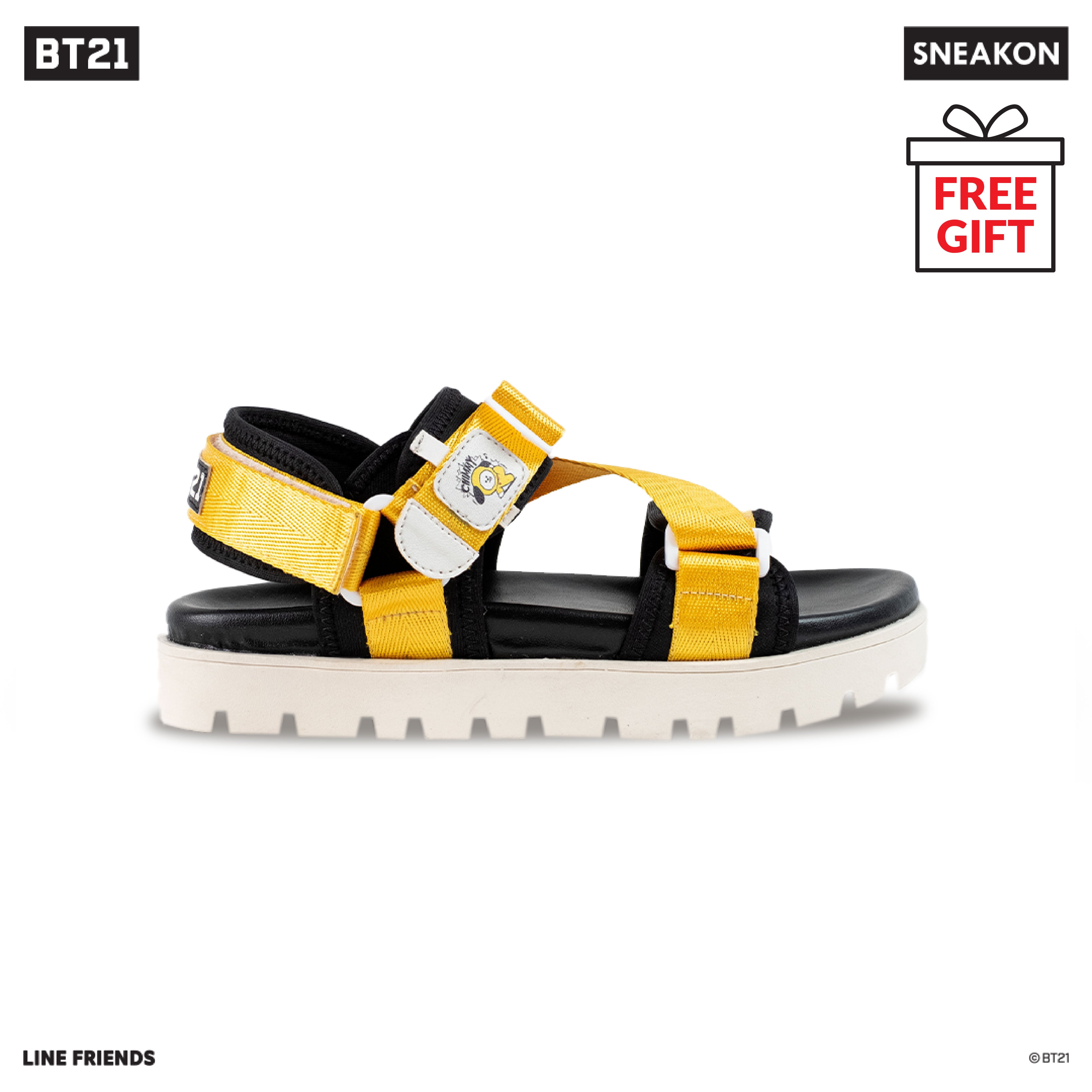 Sneakon BT21 Doodle Sandals - CHIMMY