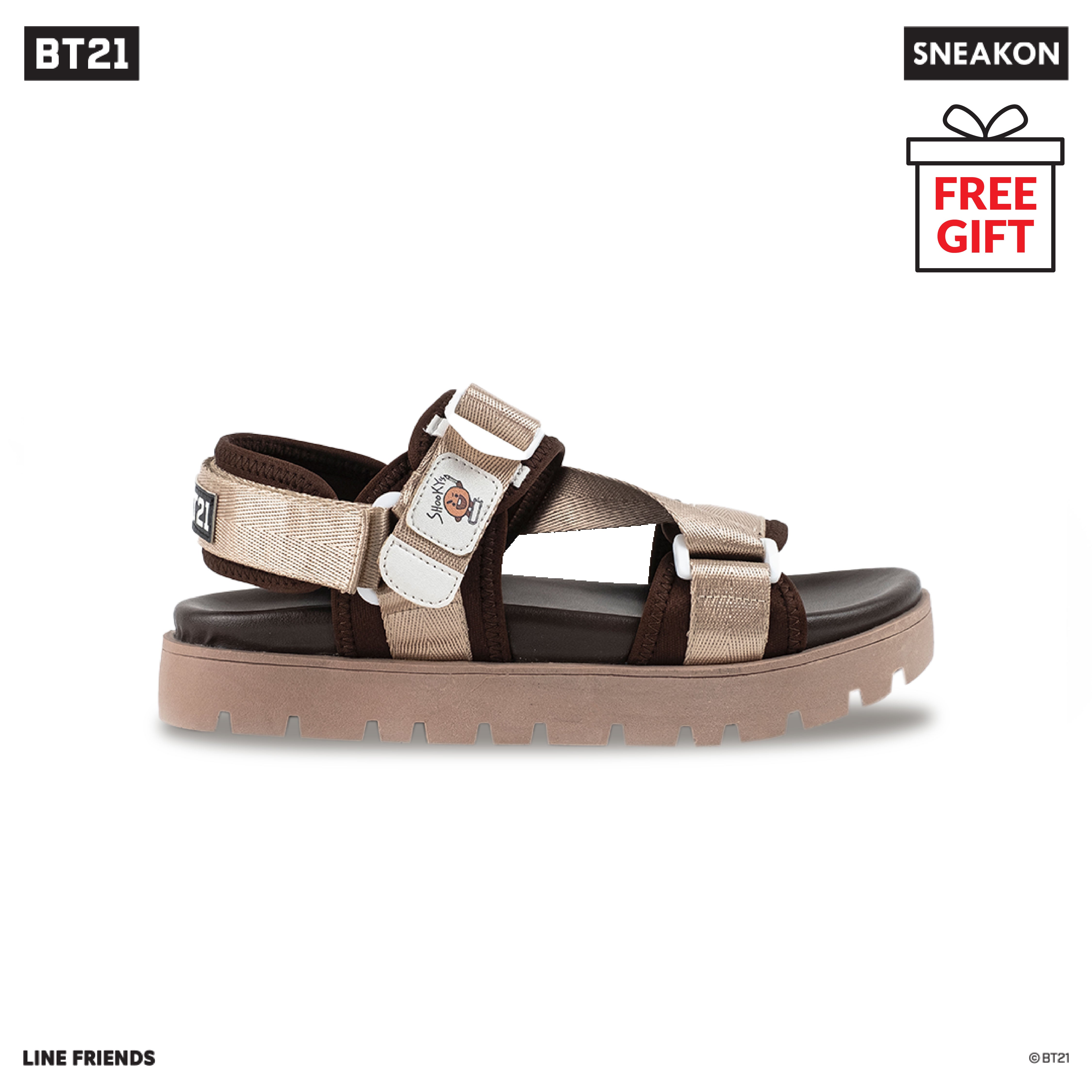 Sneakon BT21 Doodle Sandals - SHOOKY