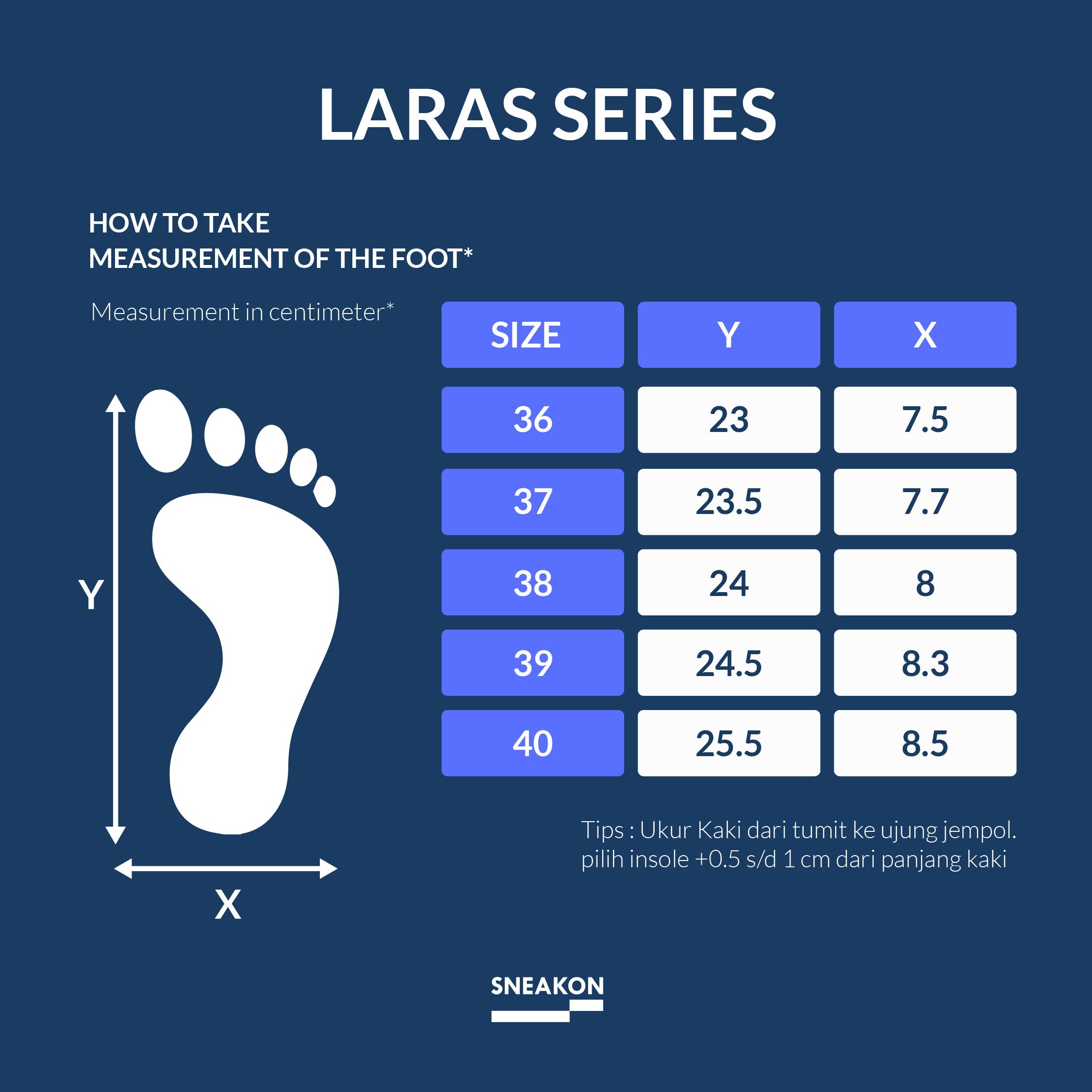 [Mindful Choice PO] Sneakon Laras Hitam - Women