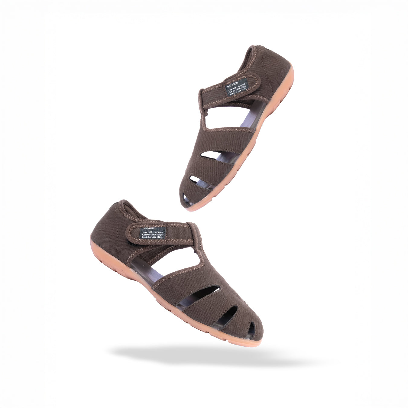 Sneakon Laras Coklat - Women