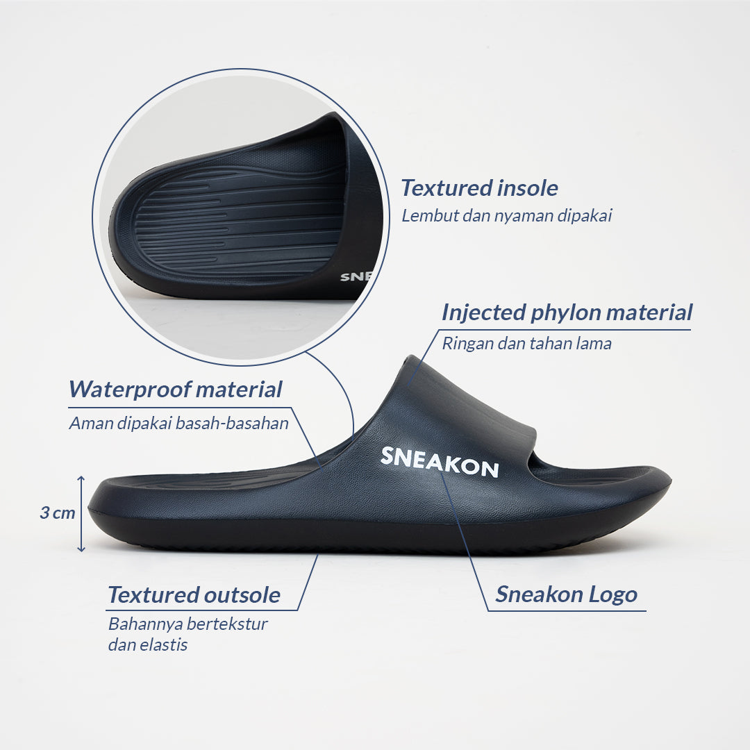 LF- Sneakon Chill Sandal Black- Unisex
