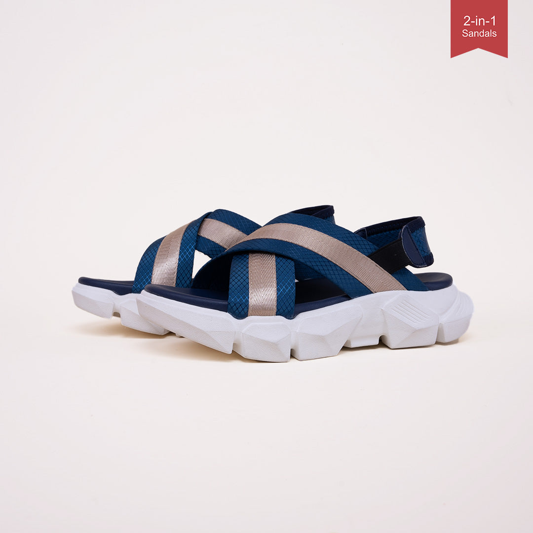 Sneakon 2in1 Ritz Sandal GoldenBlue - Women
